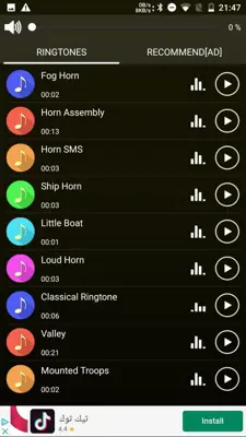 Loud Ringtones android App screenshot 8